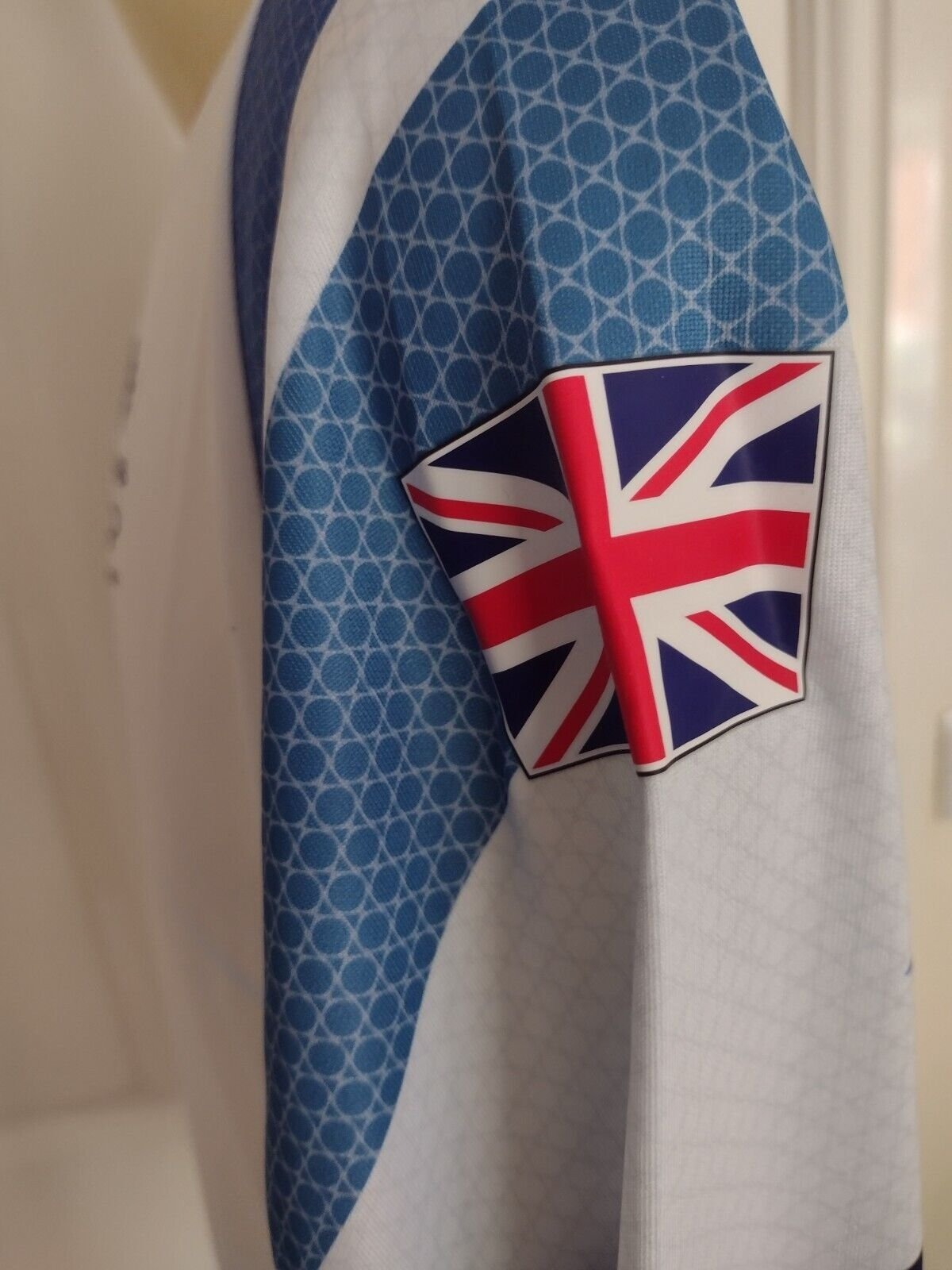 adidas Team GB Long Sleeve Performance Tee – London 2012 (White/Vivid Red, GB 36/38) - Image 4